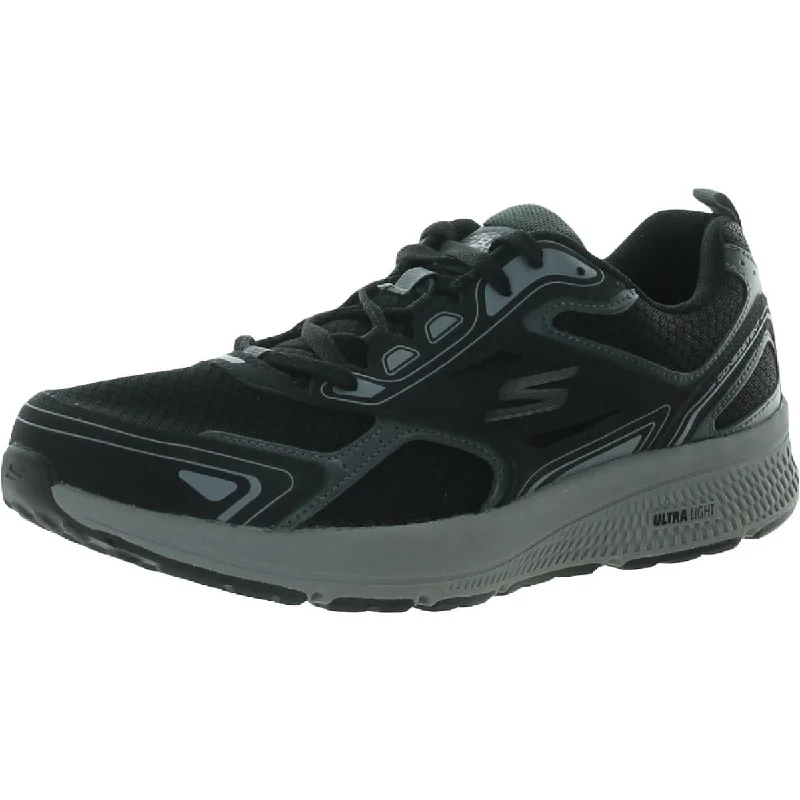 Go Run Consistent Mens Mixed Media Leather Running Shoes