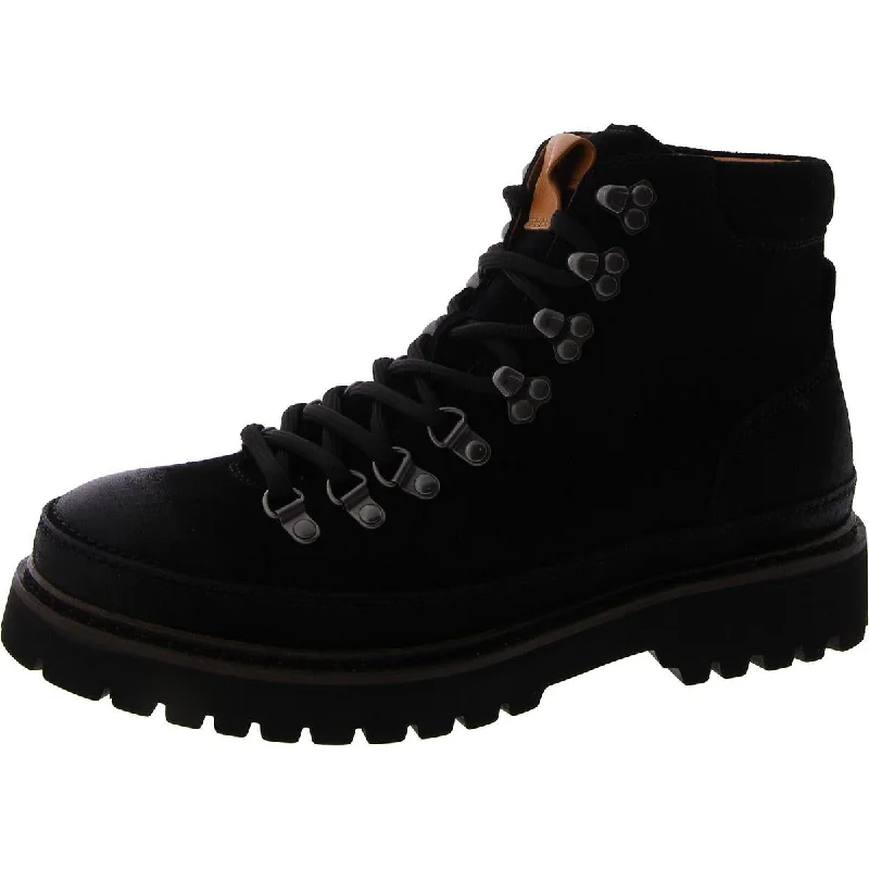 Donovan Lug Mens Leather Water Repellent Hiking Boots