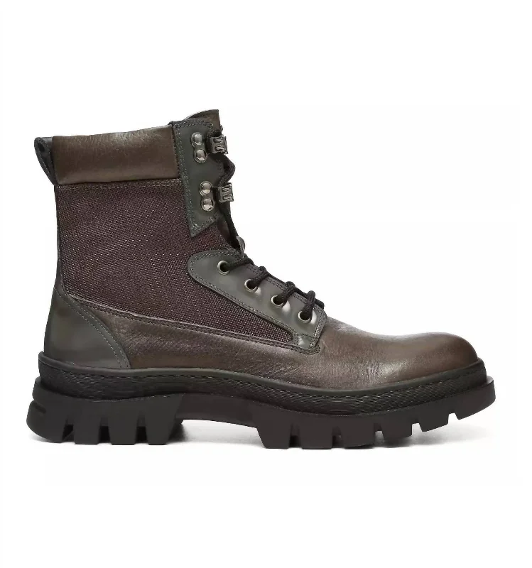 Men's Allister Boot In Calf Dark Grey