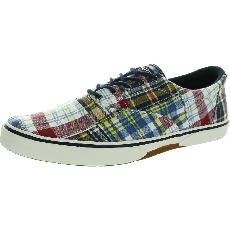 Halyard CVO Mens Plaid Canvas Casual And Fashion Sneakers