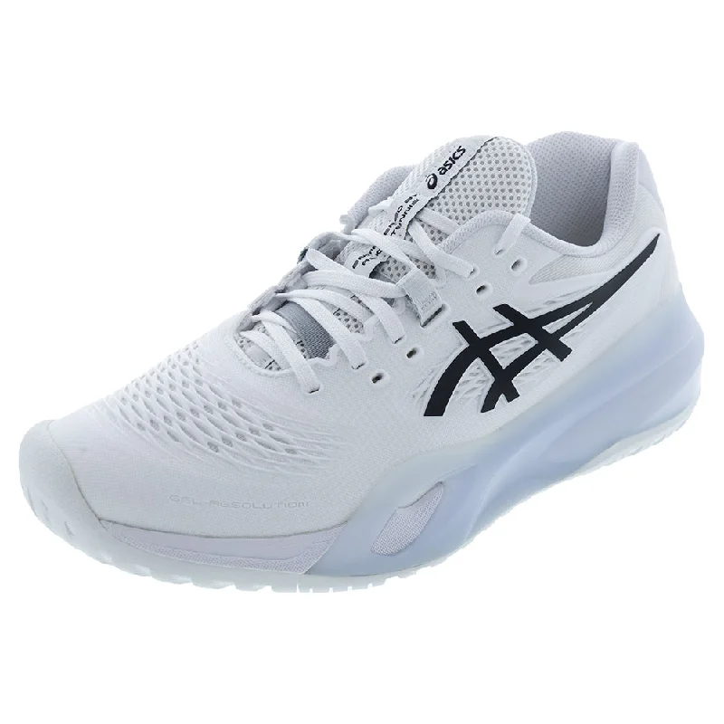 Men`s GEL-Resolution X Tennis Shoes White and Black