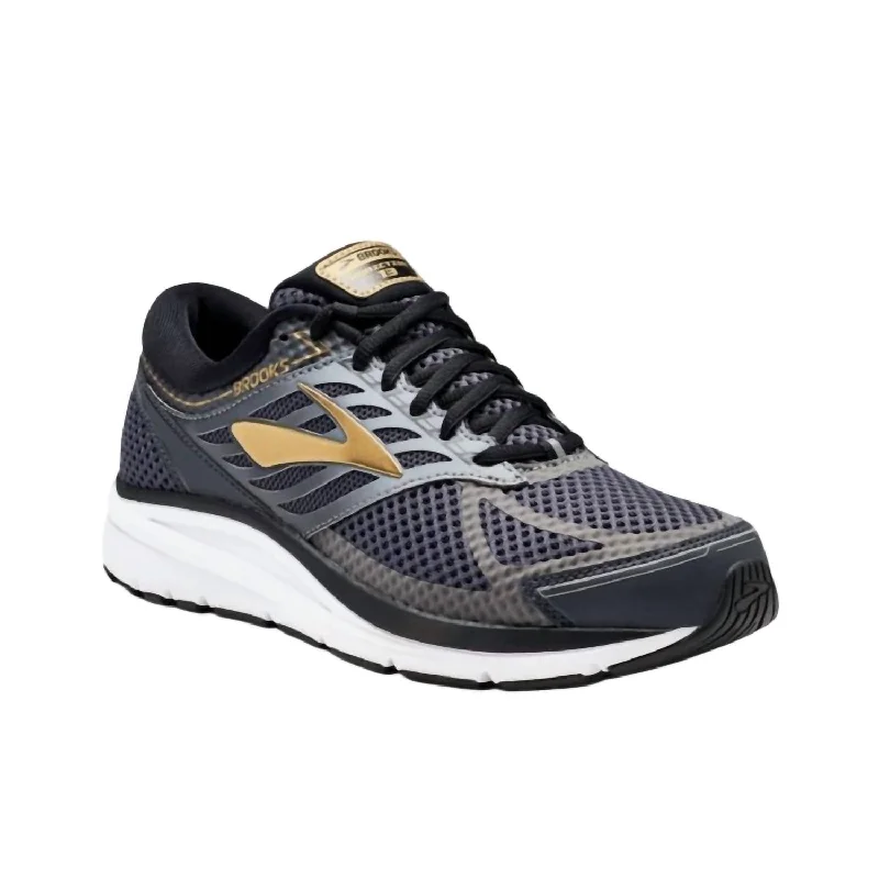 Men's Addiction 13 Running Shoe In Black/ebony/metallic Gold