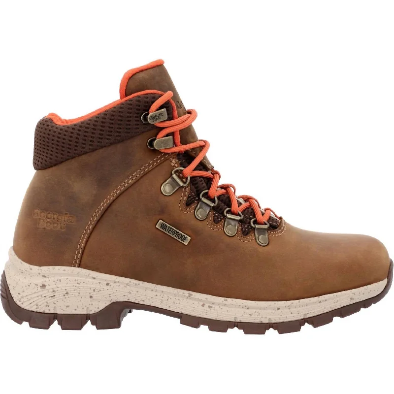 Women's Eagle Trail Waterproof Hiker Shoes - Medium Width In Brown