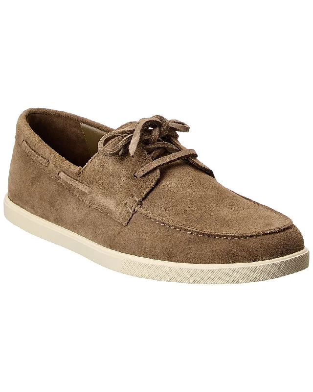 Vince Salerno Suede Boat Shoe