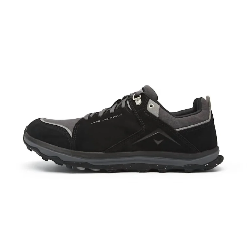 Men's Lp Alpine Running Shoes In Black