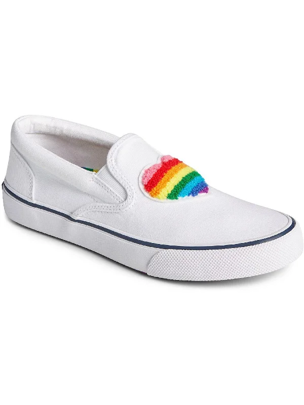 Striper II Pride Mens Canvas Slip On Casual and Fashion Sneakers