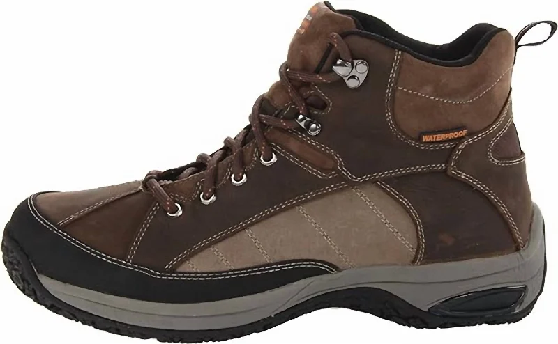 Men's Lawrence Mid Waterproof Boot In Dark Brown