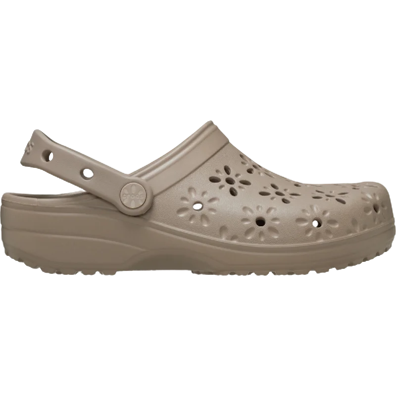 Women's Classic Floral Cut Out Clog