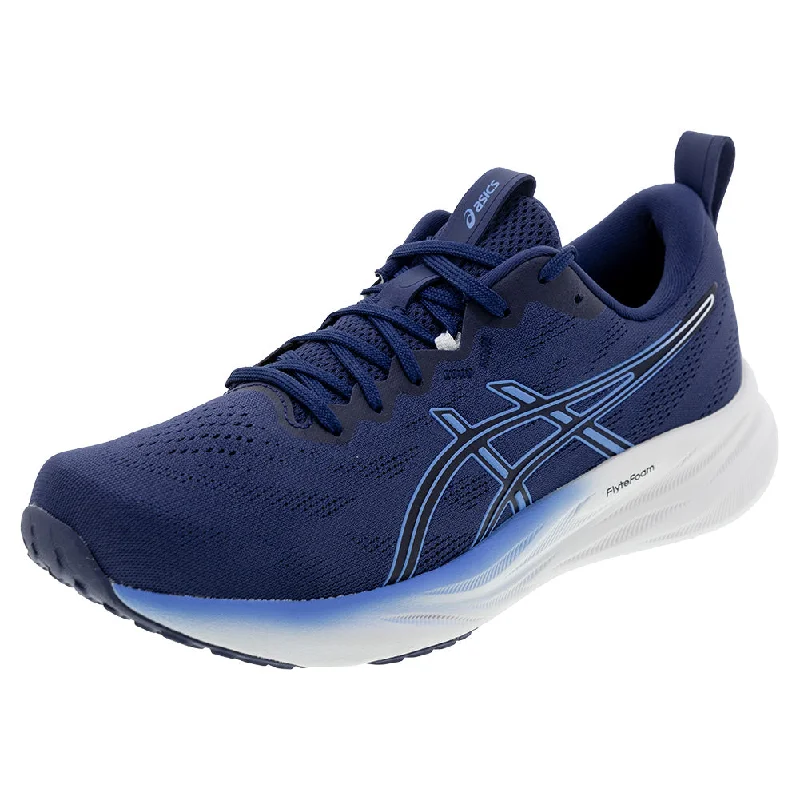 Men`s GEL-Pulse 16 Running Shoes Indigo Blue and Coast