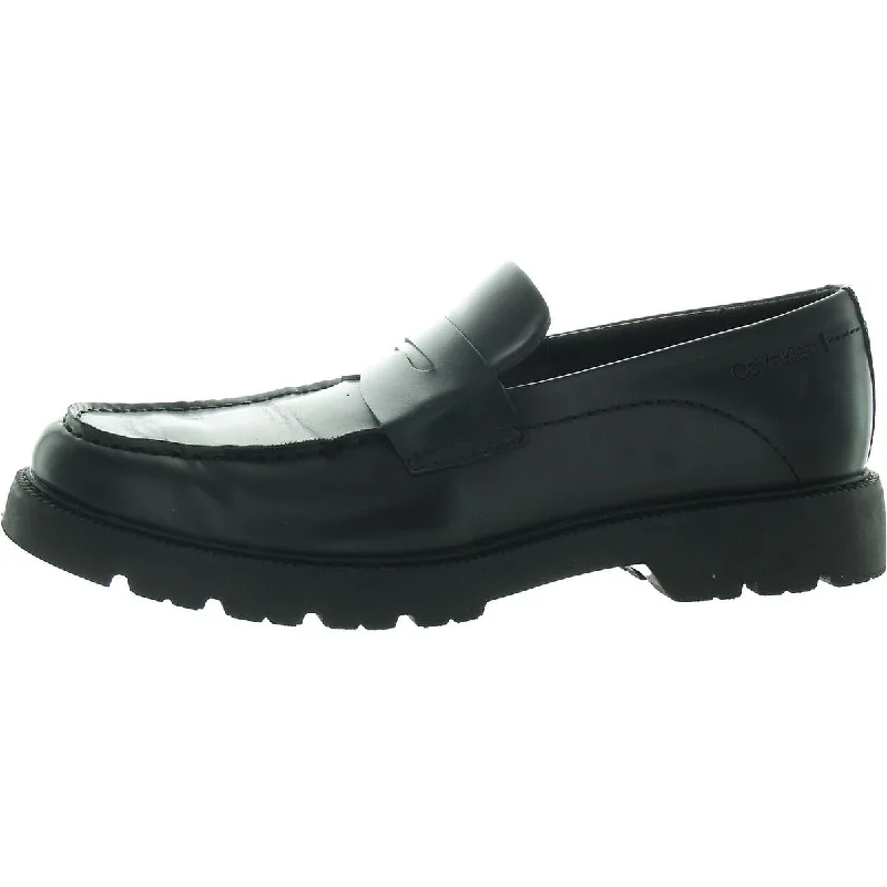 Tollin 2 Mens Faux Leather Slip-On Loafers