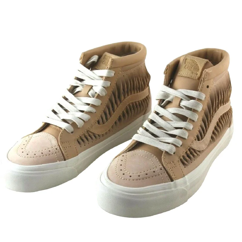 Men's Ua Sk8-Hi Reissue Lx Twisted Leather Shoes In Amberlight/marshmallow