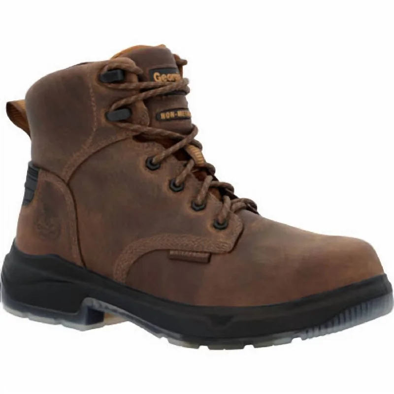 Men's Flxpoint Ultra Composite Toe Waterproof Work Boot - Wide Width In Black And Brown