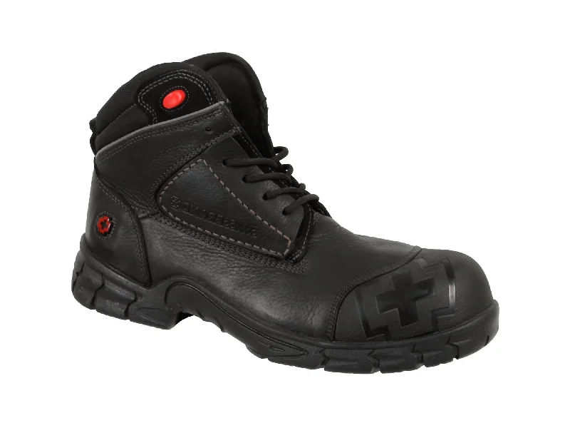 Men's Gladiator Work Boots In Black