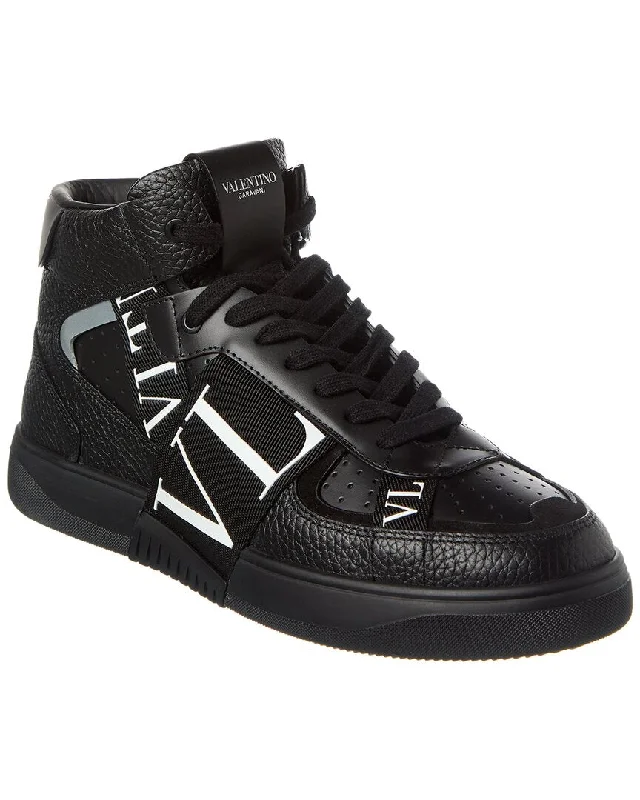 Valentino VLTN Leather High-Top Sneaker