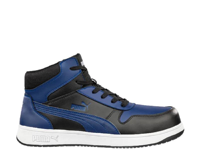 Men's Frontcourt Mid Safety Work Shoes In Blue/black