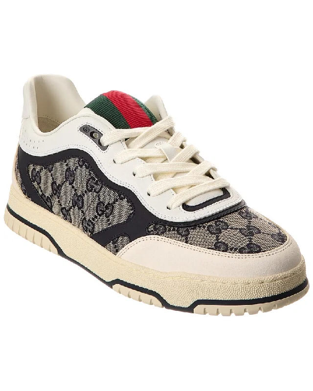 Gucci Re-Web GG Canvas & Leather Sneaker