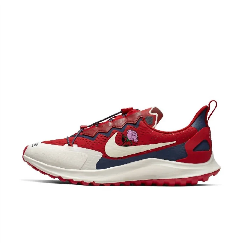 Men's Gyakusou Air Zoom Pegasus 36 Trail Shoes In Sport Red/thunder Blue