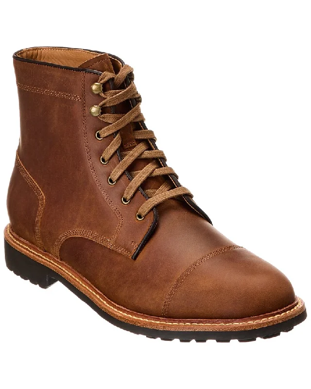 Warfield & Grand Cap Toe Leather Boot