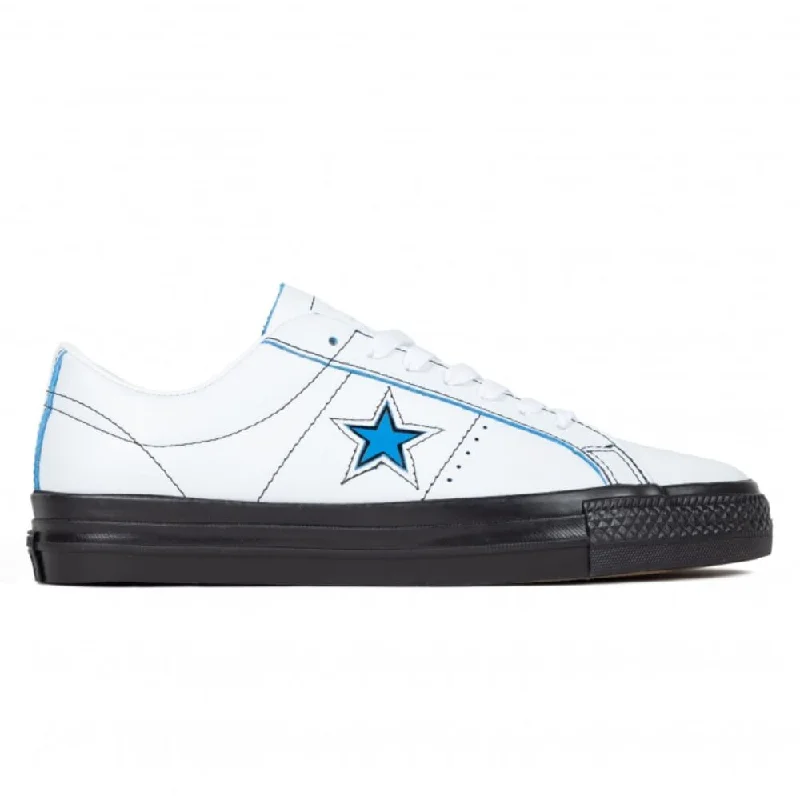 Converse One Star Pro Ox White/Black/Kinetic Blue  A07308C Men's