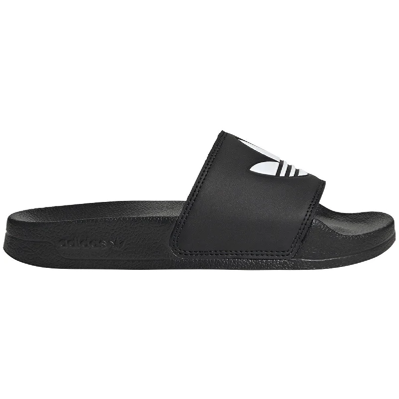 Adidas Boy's Adilette Lite J Black/White