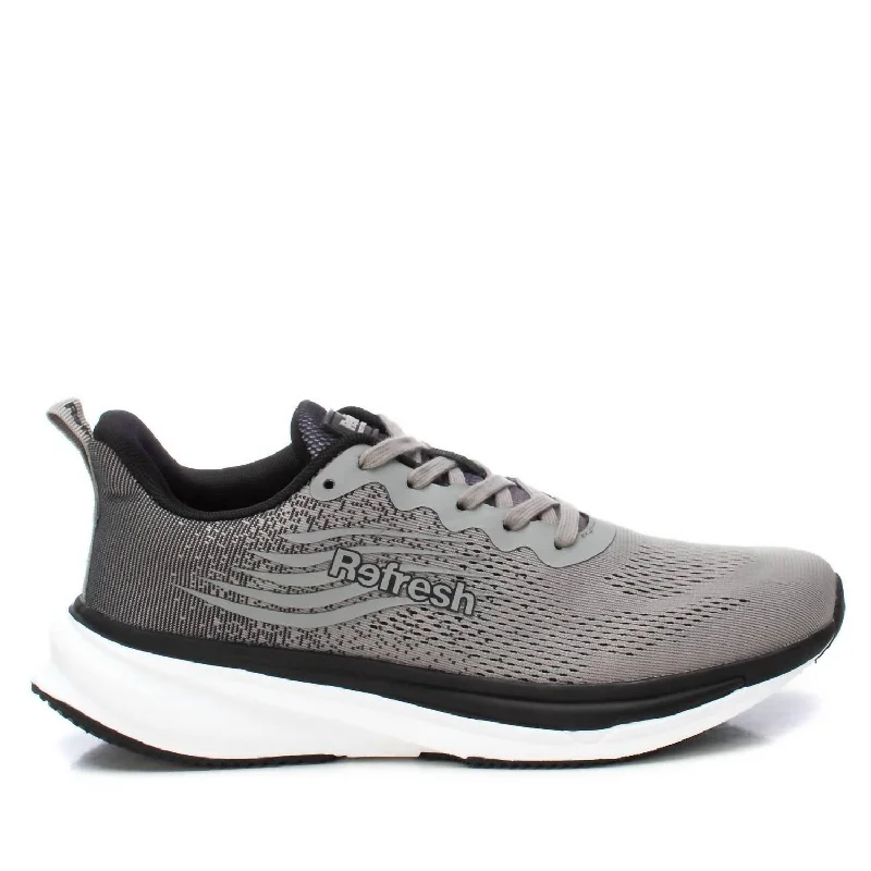 Men's Athletic Sneakers In Black