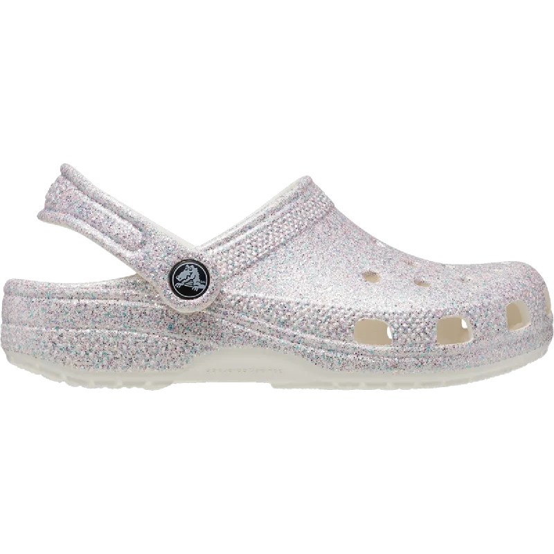 Youth Classic Glitter Clog