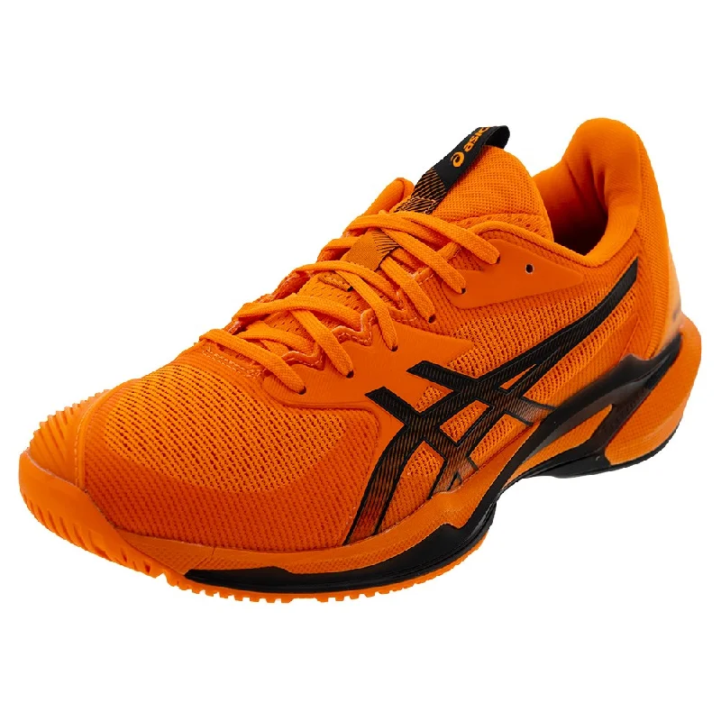 Men`s Solution Speed FF 3 Tennis Shoes Shocking Orange and Black