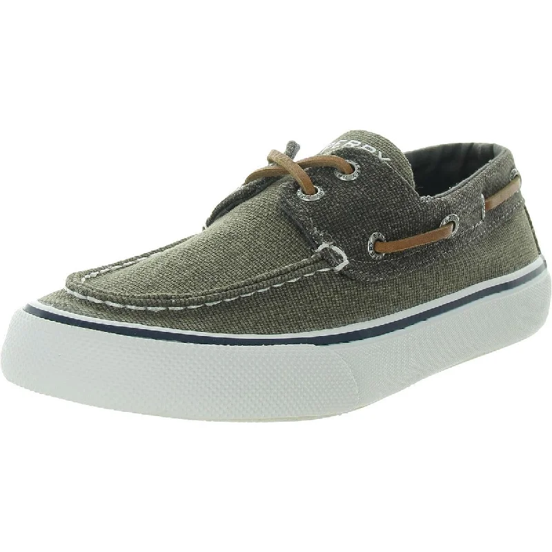 Bahama Waxy Canvas Mens Lace-Up Canvas Casual And Fashion Sneakers