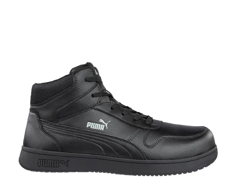 Men's Frontcourt Mid Safety Work Shoes In Black