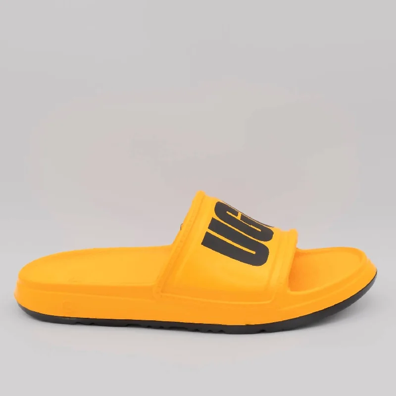 Men's Wilcox Slide Sandal In Saffron