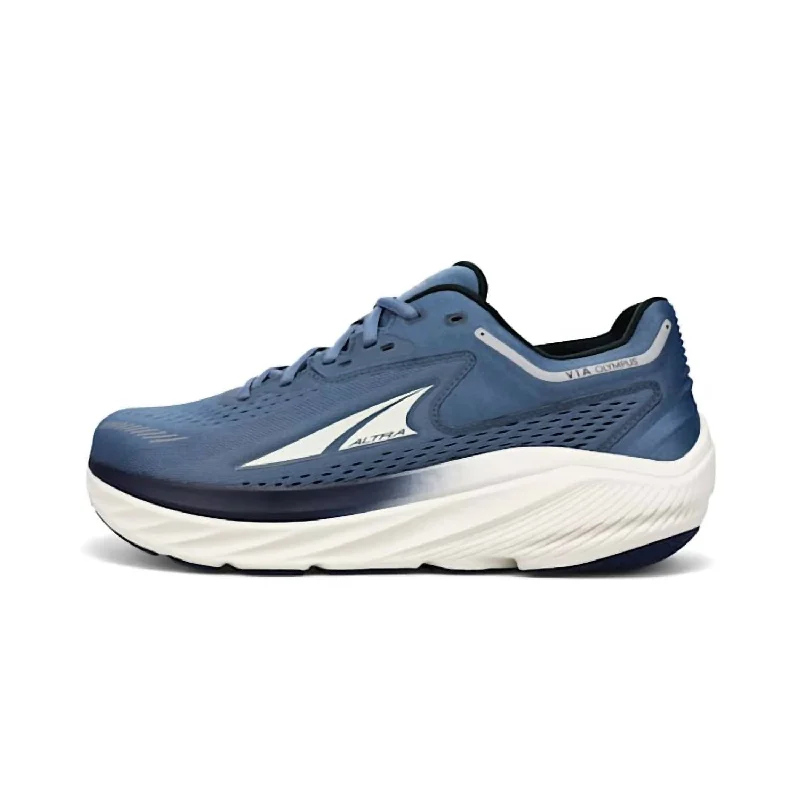 Men's Via Olympus Running Shoes In Mineral Blue