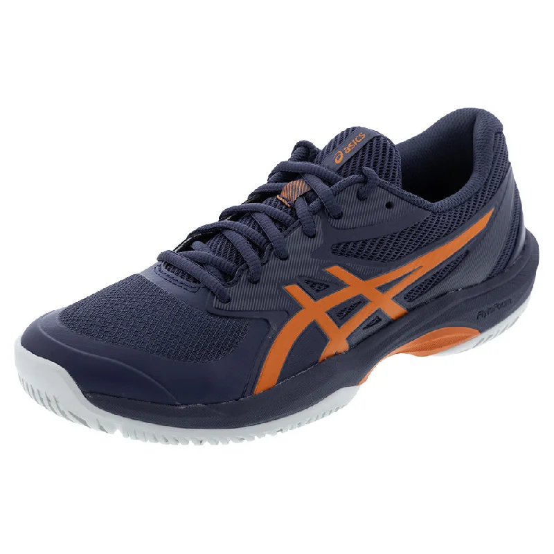 Men`s Game FF Tennis Shoes Indigo Fog and Nova Orange