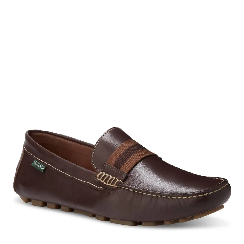 Men's Whitman Banded Driving Moc Loafers In Brown Lth 02