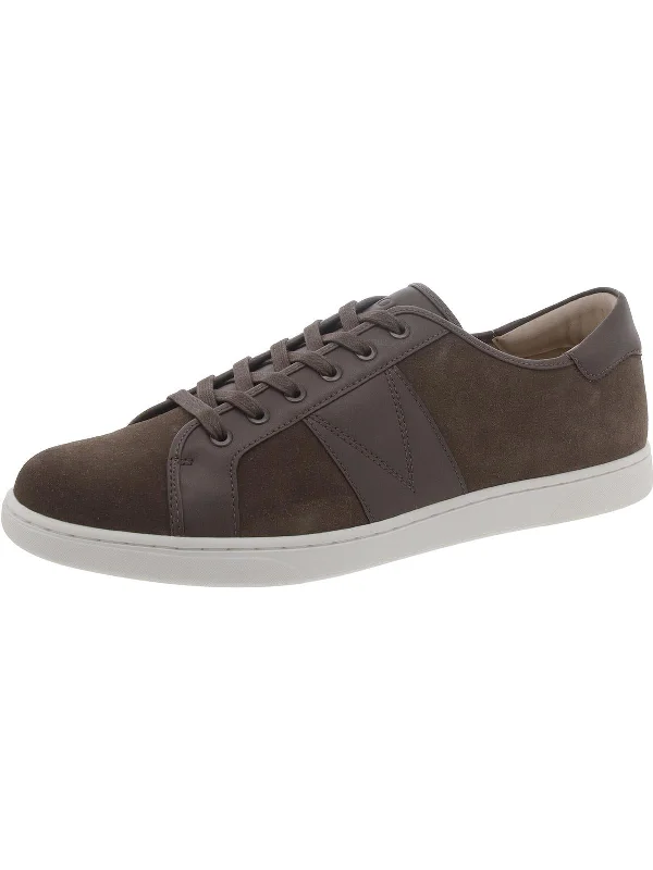 Jerome Mens Faux Suede Lace-Up Casual And Fashion Sneakers