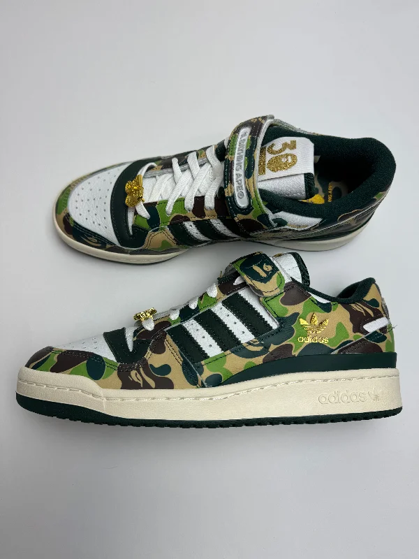 BAPE x Adidas Forum Low "Green Camo"