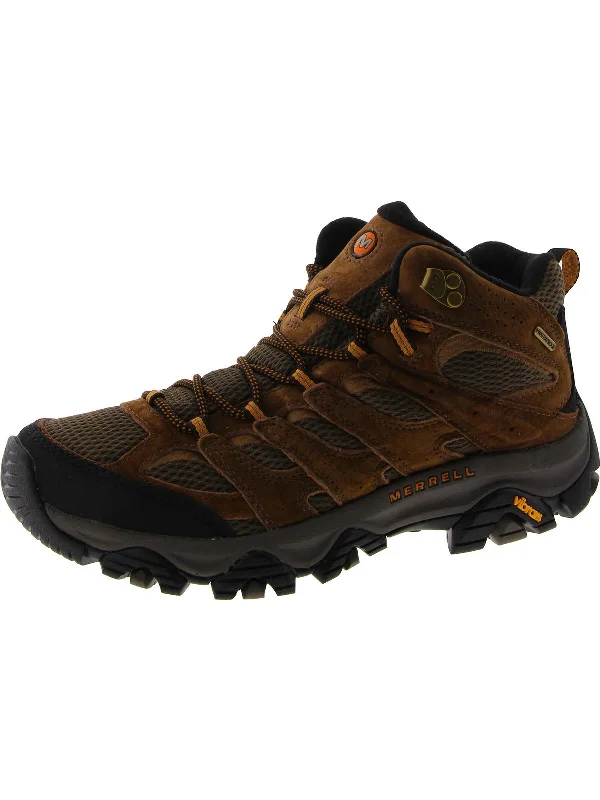 Moab 3 Mid Mens Leather Waterproof Hiking Shoes