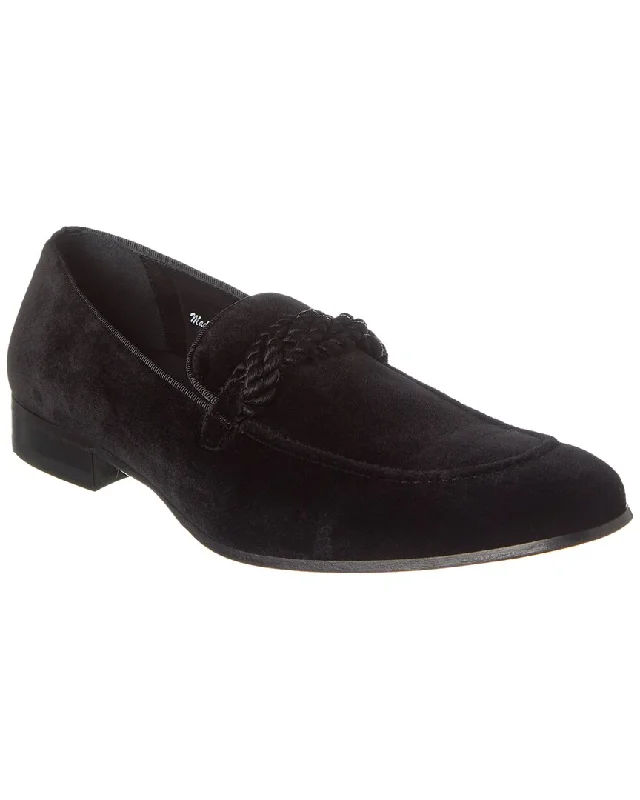 Mezlan Velvet Braided Dress Shoe