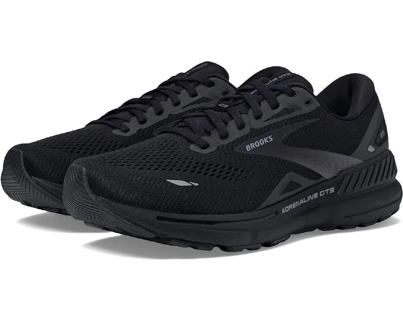 Men's Adrenaline Gts 23 Running Shoes ( 2E Width ) In Black/black/ebony