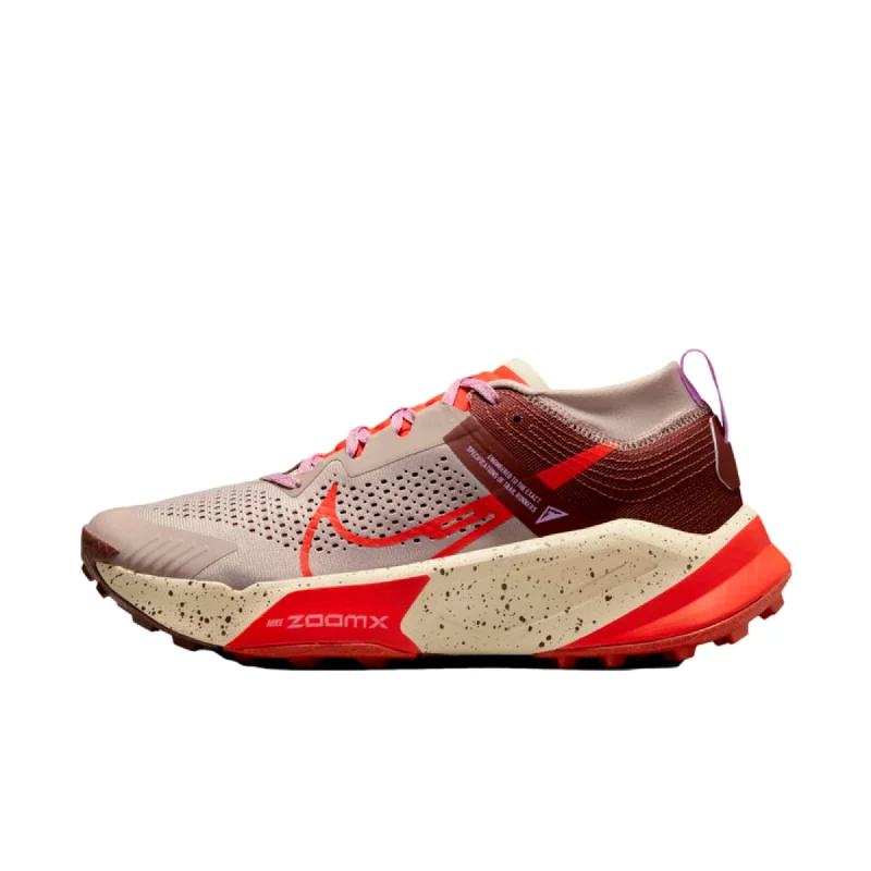 Nike ZoomX Zegama Trail Diffused Taupe/Dark Pony/Sanddrift/Picante Red  DH0623-200 Men's