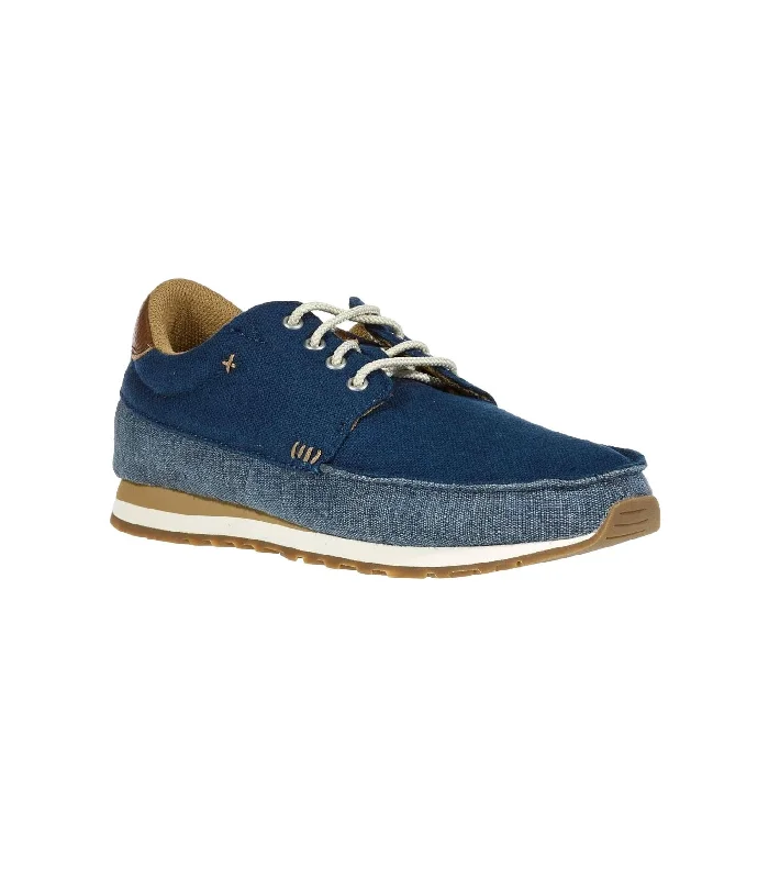 Men's Beer Runner Shoes In Navy/tan