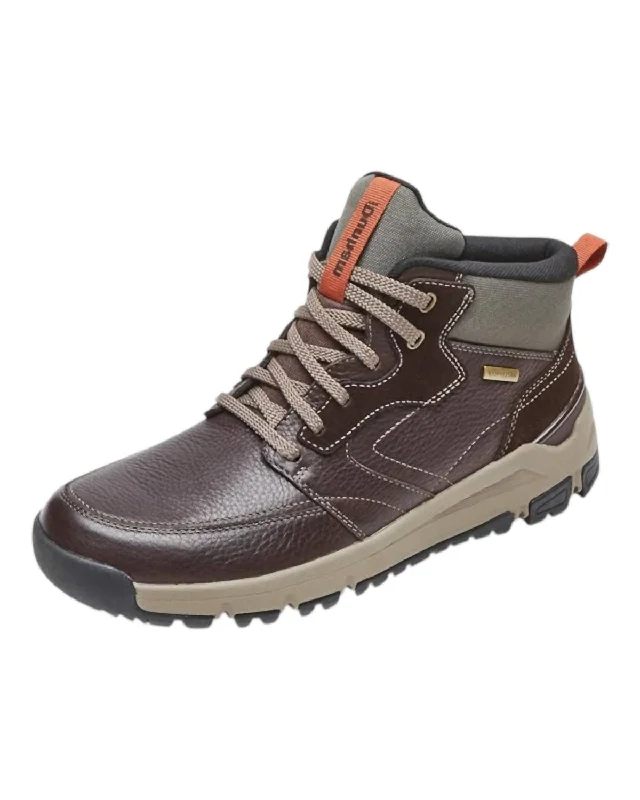 Men’S Casual Boots In Dark Brown