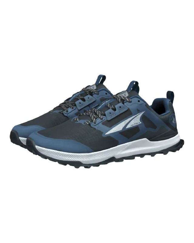 Men's Lone Peak 8 Shoes In Navy/black