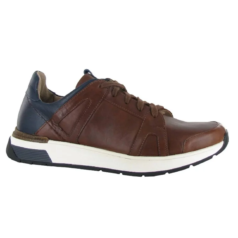 Men's Magnify Sneaker In Chestnut/ink