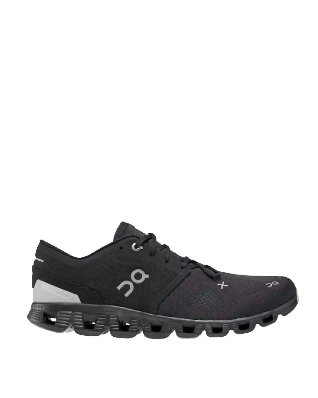 Men's Cloud X 3 Running Shoes In Black