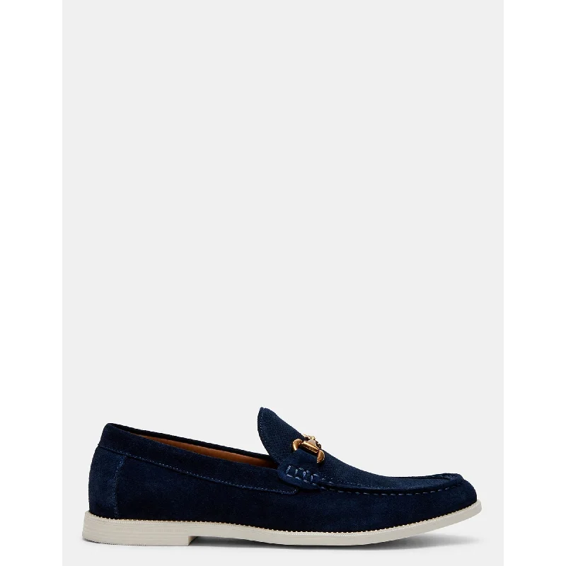 Renzzi Navy Suede