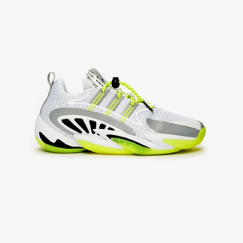 Men's Crazy Byw X 2.0 Ubiq Shoes In White/solar Yellow/core Black