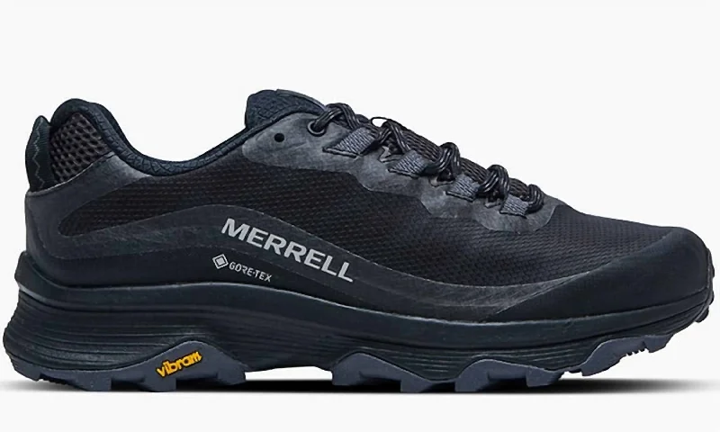 Men's Moab Speed Gore-Tex Hiking Shoe In Black/asphalt