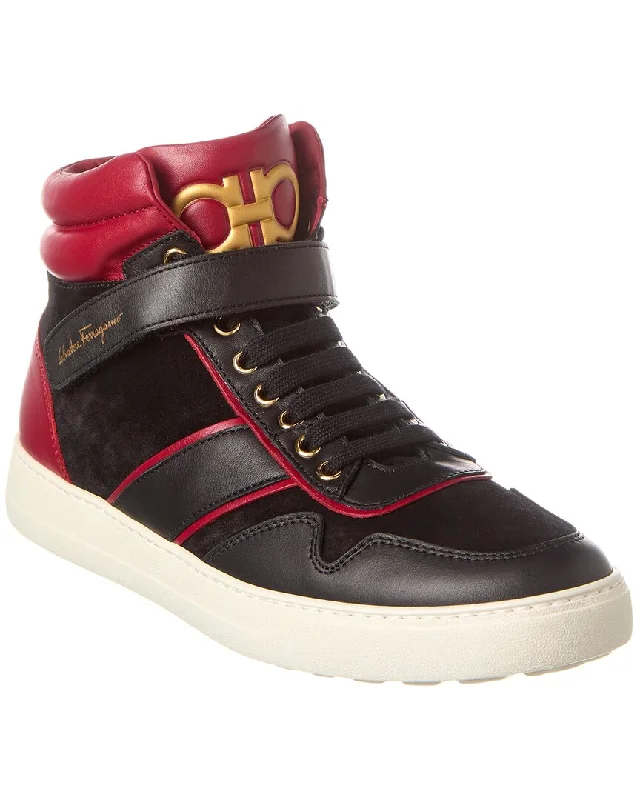 Ferragamo Noe Leather Sneaker