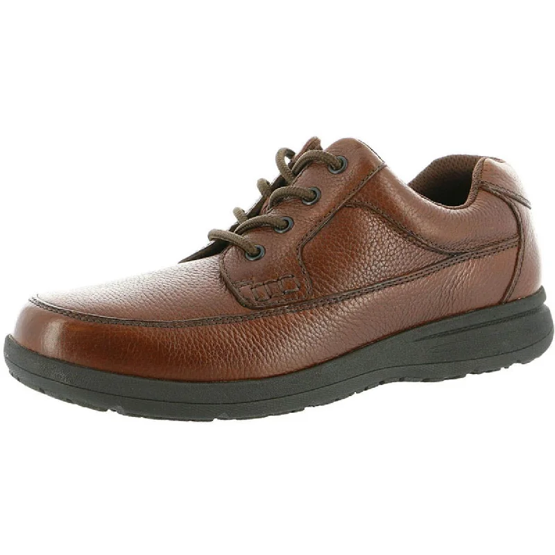 Cam Mens Memory Foam Leather Oxfords