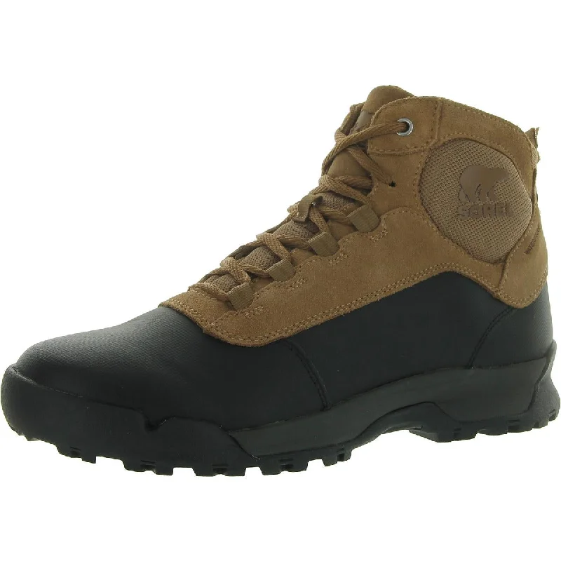 Mens Round toe Lace up Work & Safety Boots